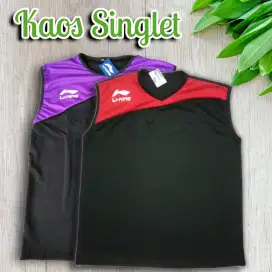 Kaos singlet olahraga murah size XXL (jumbo)