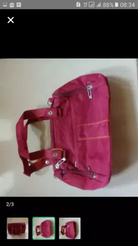 Tas kecil wanita warna merah mulus bagus