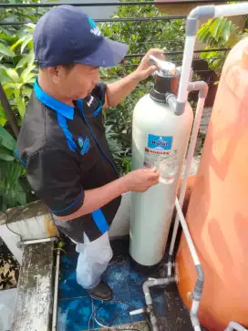 Filter saringan air kuning keruh butek bau zat besi kapur berminyak