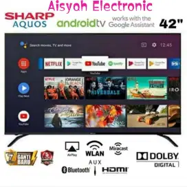 PROMO GOOGLE TV 42 INCI SHARP GARANSI 5 TAHUN + GARANSI PETIR