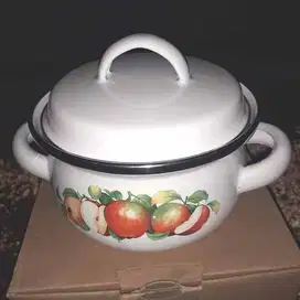 Panci serba guna Sauce Pot Enamel dengan Tutup aneka ukuran