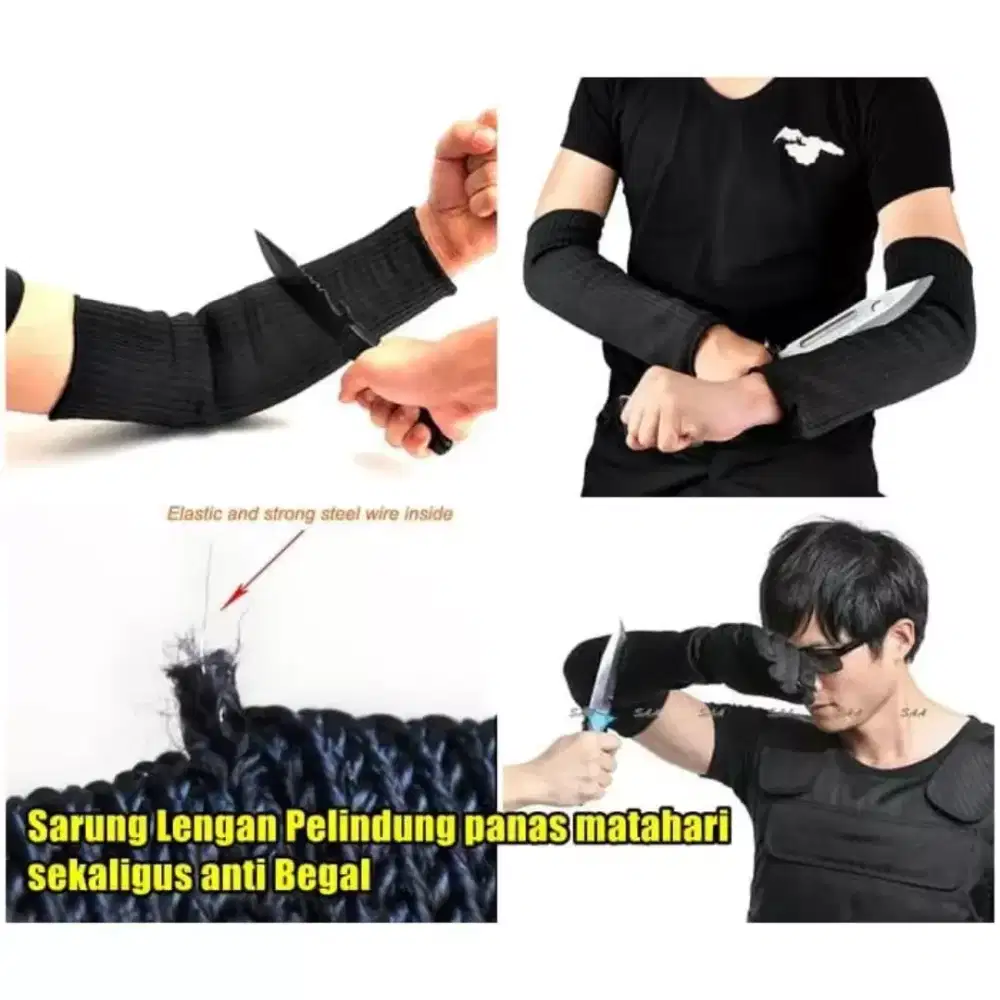 Sarung lengan anti sayat bisa COD