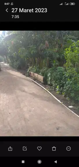 jual tanah 250m akses mobil  dikranggan cibubur