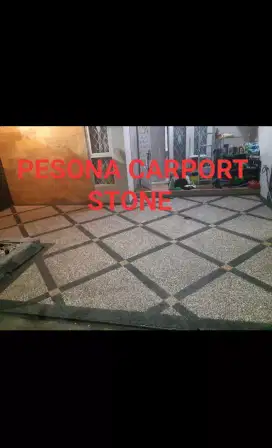 Batu sikat garasi rumah dan halaman