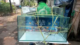 Aquarium Baru Kaca Full 8mm dan 5mm