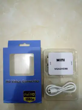 Dijual HD Video Converter Merk Mini VGA2HDMI Full HD 1080p
