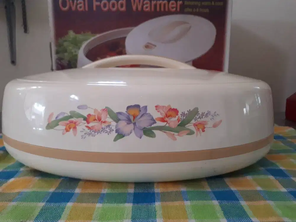 Hamada Oval Food Warmer (P99) Wadah Makanan 4 LT Tahan Hangat / Dingin