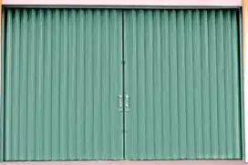 Rolling door polding gate