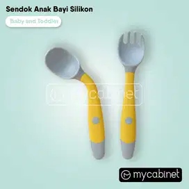 Sendok Anak Bayi Balita Silikon Lembut Lentur Murah Berkualitas