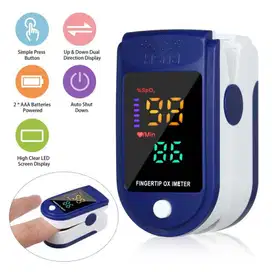 Oxymeter Oximeter Finger Tip Fingertip Pulse Alat Pengukur Oksigen O2