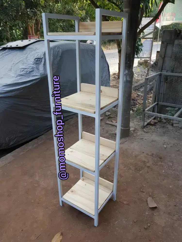 Rak buku rak minimalis