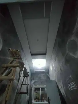 Dekorasi rumah minimalis plafon gypsum murah