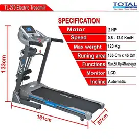 treadmill TL 270 TOTAL FITNESS