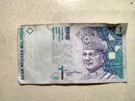 Koleksi Uang Asing Jadul 1 Ringgit Malaysia