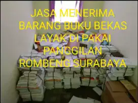 Jasa menerima barang buku bekas layak di pakai dll