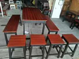 Meja kursi kafe.meja warung dll