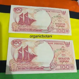 Uang Kertas Kuno ASLI 100 Rupiah 1992.Koleksi 50 tahunan.Sangat Bagus.