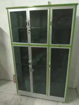 Rak bungkus jumbo hijau asli alumunium
