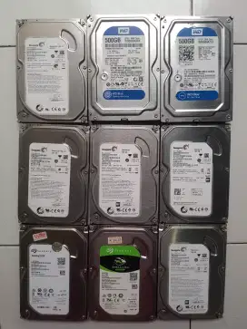 Hardisk 500Gb Original Aman Normal Garansi