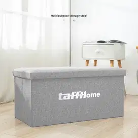 taffhome sofa  kotak penyimpanan barang foldable storge 76x38x38 cm