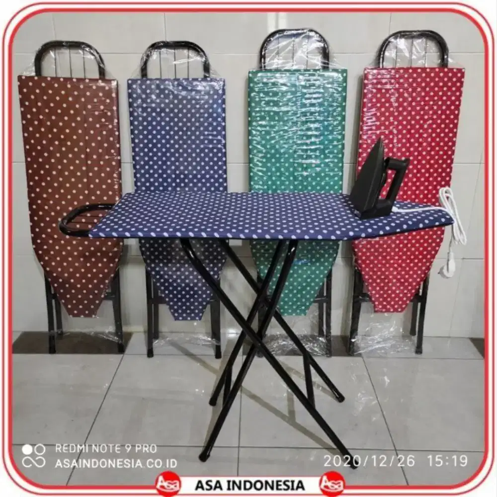 meja setrika lipat kaki panjang