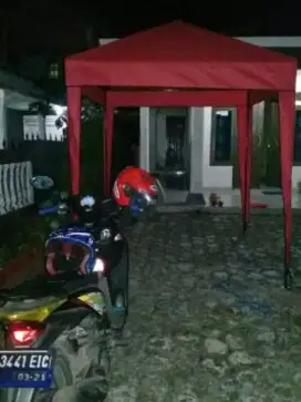 Tenda tenda cafe bongkr pasang