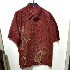 Kemeja Batik Pria Lengan Pendek