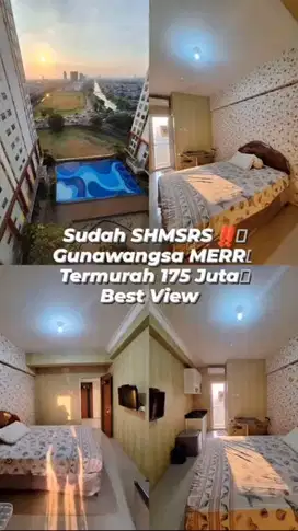Sudah SHM ??Dijual cepat Apartemen Gunawangsa merr