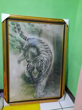 Lukisan Harimau Putih