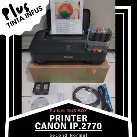 Printer Second Canon Pixma IP.2770 Tabung Tinta Infus Baru