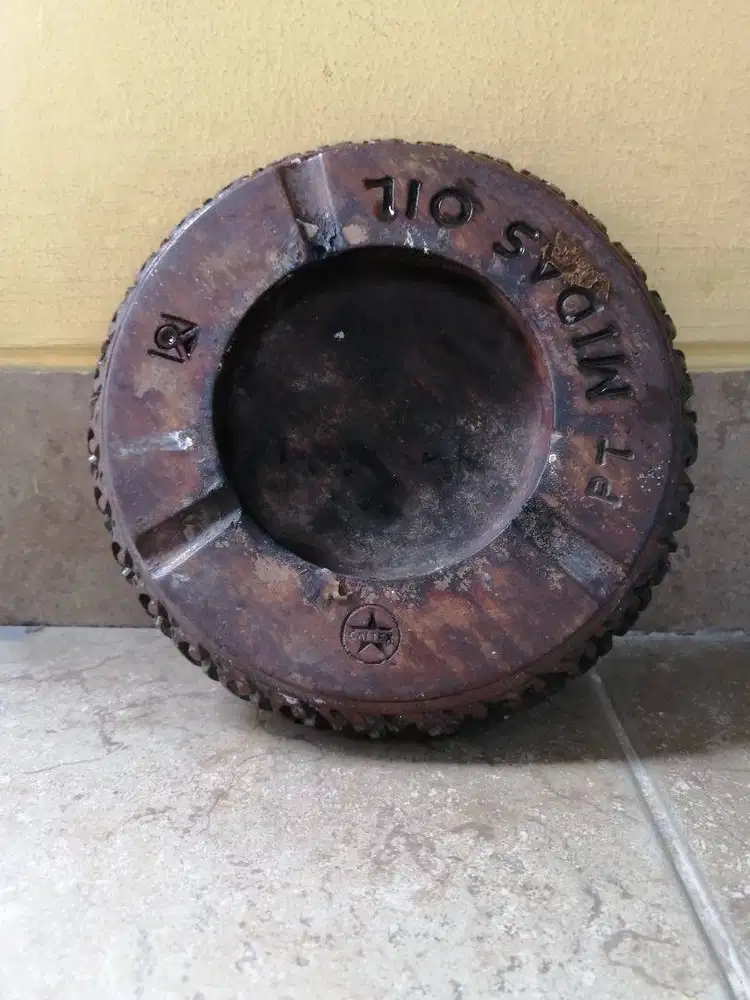 Asbak Kayu Ukiran Antik Jadoel