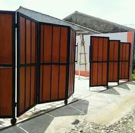 Pagar lipat GRC minimalis