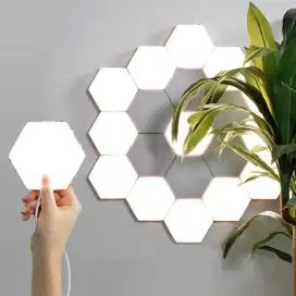 Coquimbo lampu hias hexagonal dinding quantum touch sensor