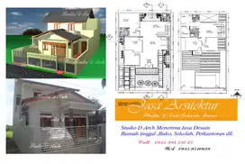 Jasa Desain Arsitek, Gambar Kerja Rumah, Ruko, Kantor  dll