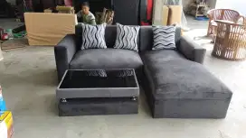 Sofa santai L minimalis