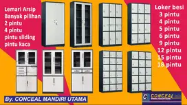 Lemari Arsip Loker filing Cabinet Besi A146SW Brankas Laci tengah BarU