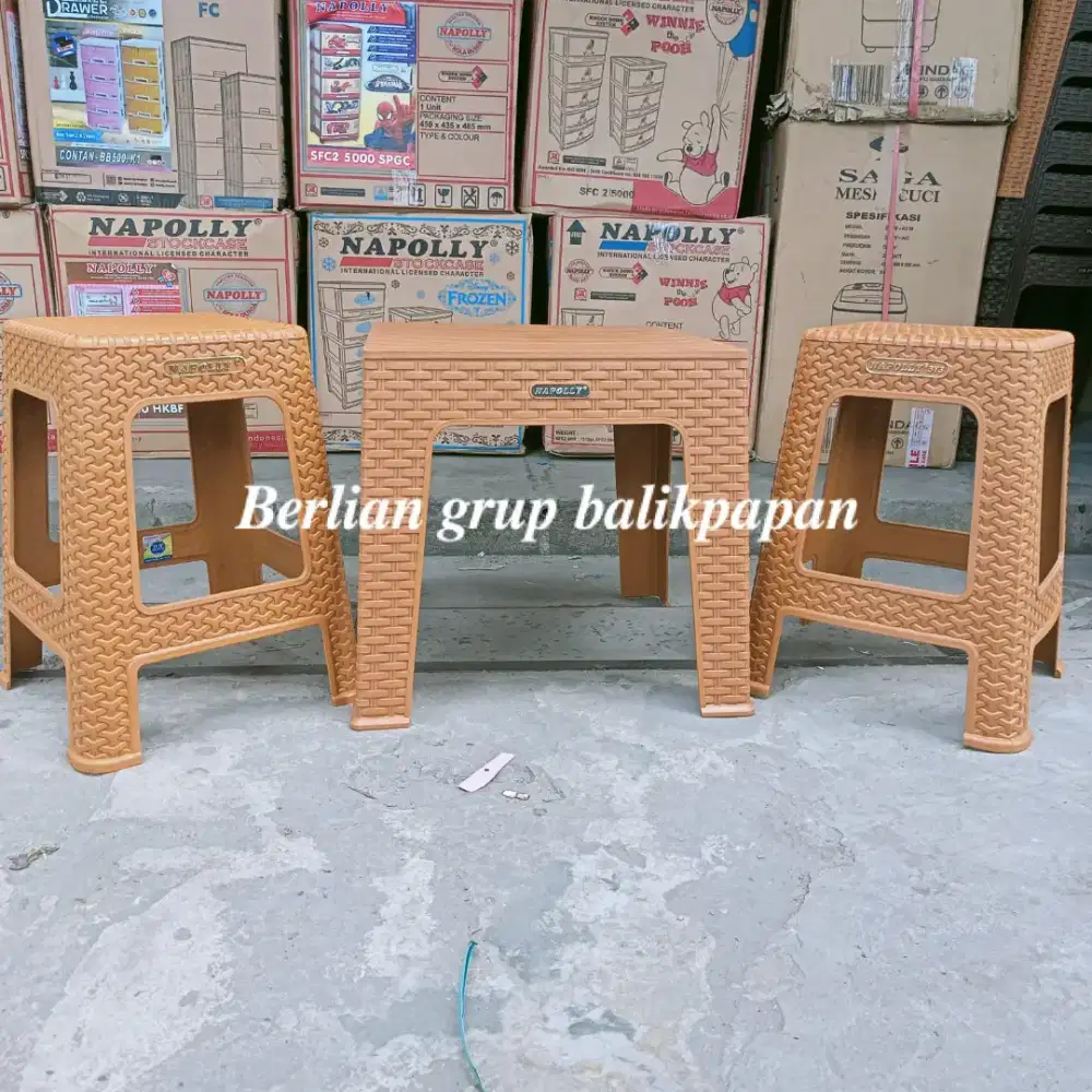 Meja set kursi bakso Napolly