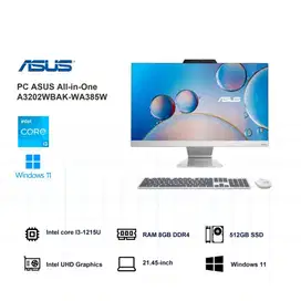 PC Asus AIO A3202WBAK-WA385W core i3-1215U 8GB 512GB 22 W11