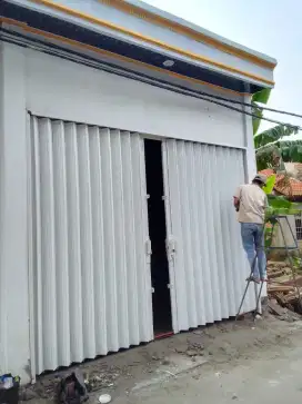 Roling door folding gate cilengsi