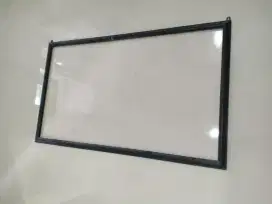 Pigura hitam kosongan tanpa kaca 132x78cm