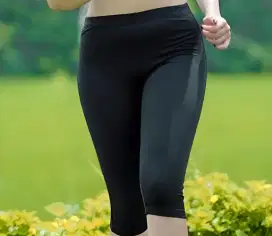 Legging celana olahraga sport wanita selutut