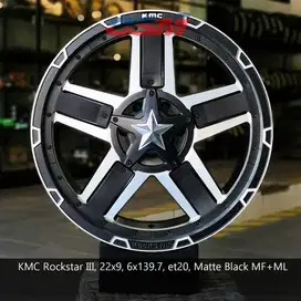 SLE!!! Velg KMC Rockstar III R22 for Pajero, Fortuner, LC80, LC300