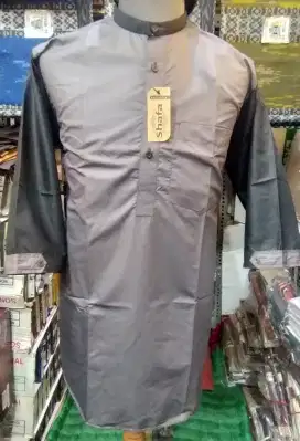 Koko kurta/pakistan. 3/8 motif combinasi. Tangan 3/4pendek.