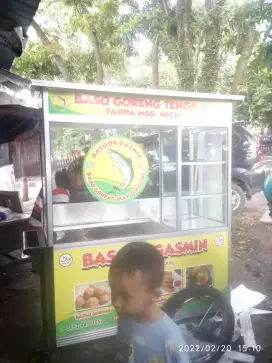 jual gerobak dorong basreng