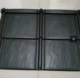 Atap koko roof minimalis warna hitam