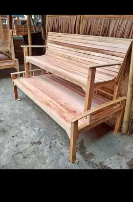 kursi kayu kursi bambu tangga lipat Tira rumbia dan