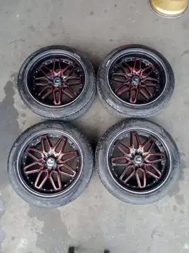 Velg zen r17 5x100,114 lbr7,5/8,5 et42/35 sepaket ban