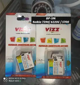 Baterai Nokia Senter Original Dobel Power Vizz