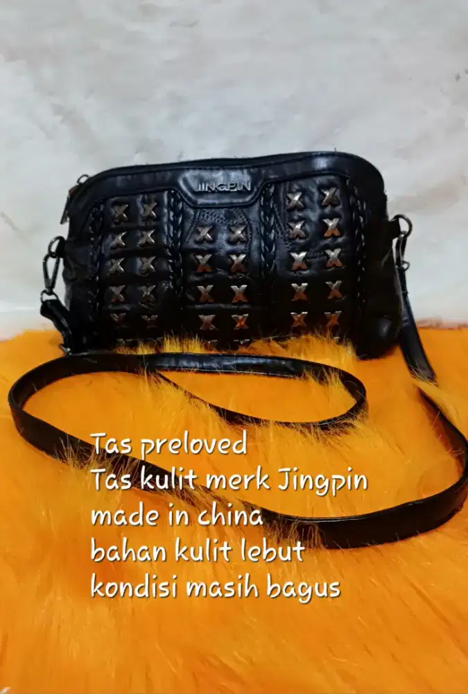 Tas kulit asli merk jingpin (preloved)