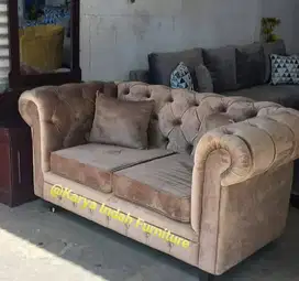 Sofa Tamu Minimalis Chesterfield